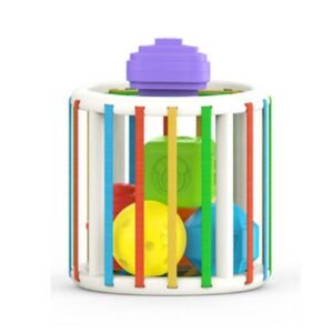 cadeau premier anniversaire montessori boite formes bois