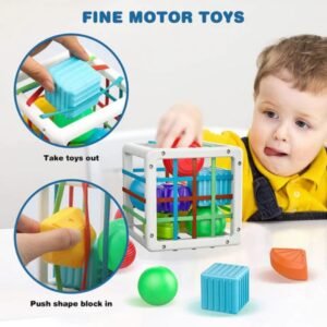 cube eveil montessori bois jouet encastrement enfant