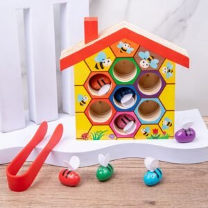 jeu educatif montessori cooperatif maternelle bois naturel