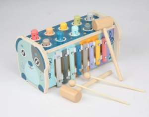 Table d'Éveil Montessori en Bois — Centre Multi-Activités