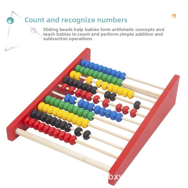 Boulier Montessori en Bois — Grand Compteur Éducatif – Image 3