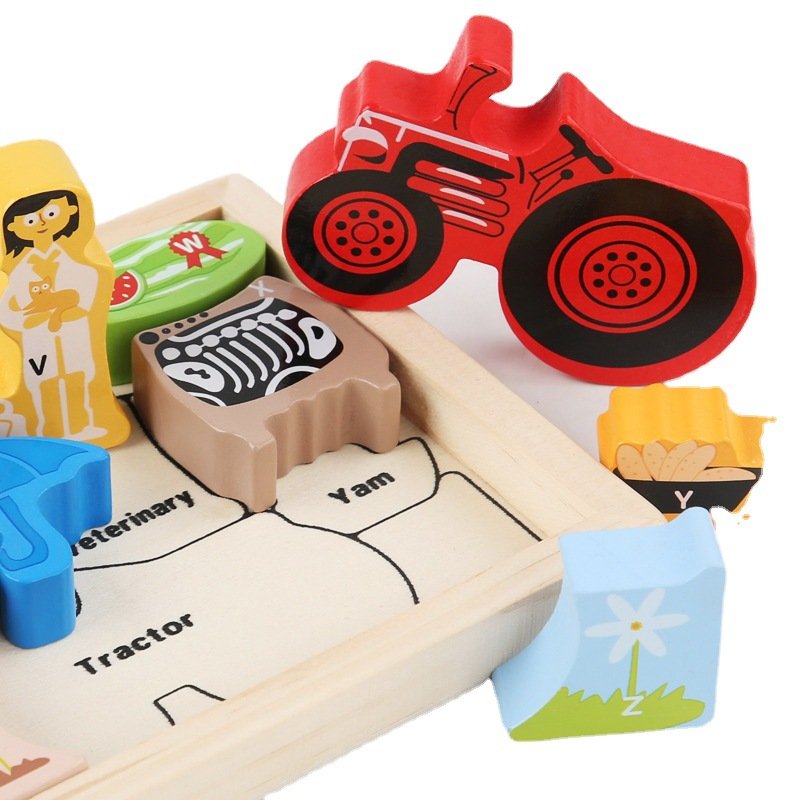 Puzzle 3D Montessori en Bois — Mes Premiers Encastrements – Image 5